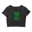 Green Out of the Box Crop Tee